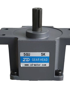 60W90W120W电机齿轮箱5GU5K5GU9K5GU10K5GU18K5GU30K5GU50耳朵型