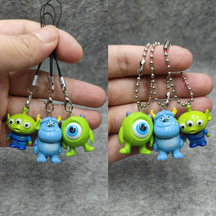 怪兽电力公司三眼怪大眼怪毛怪挂件手机绳挂件饰品diy玩偶公仔