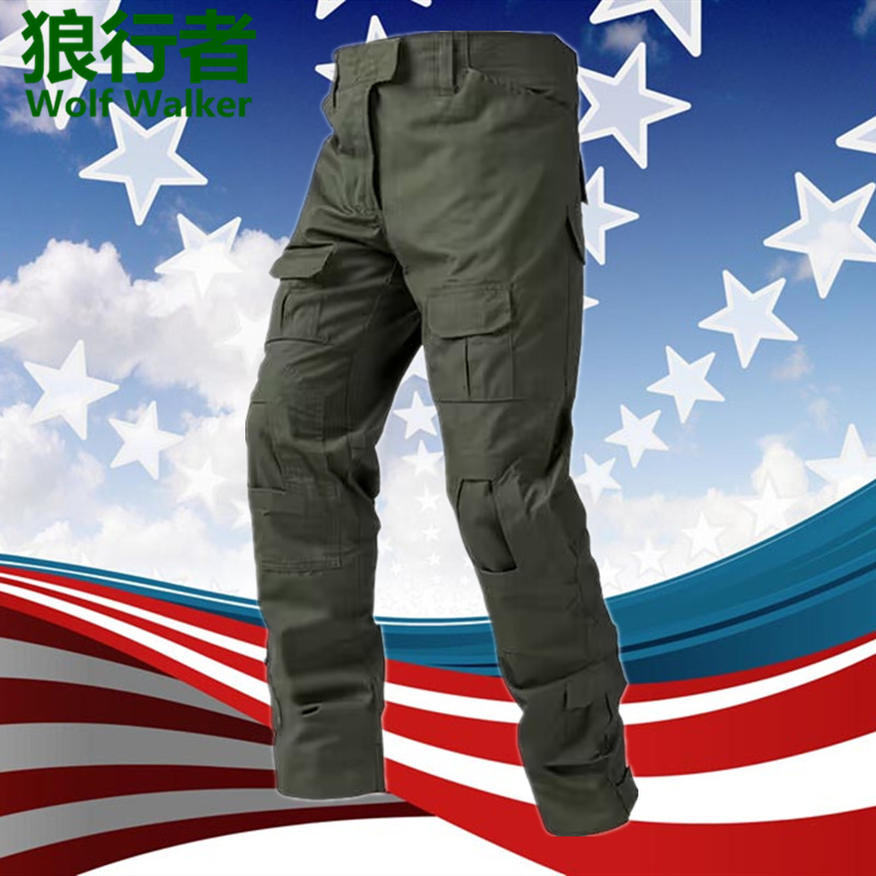 户外特种兵GEN3蛙服单裤多地形迷彩全地形工装长裤G2军绿色战术裤