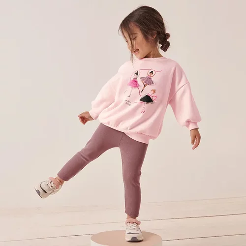 Little maven新款女童套装欧美时尚卫衣儿童套装秋季长袖公主套装