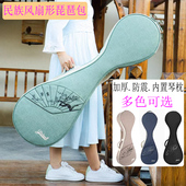 金川加厚琵琶包成人便携大号双肩背印花琵琶琴包轻便琵琶套琵琶袋