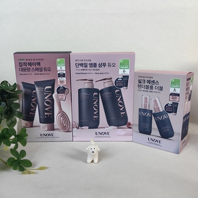 韩国unove6月限定洗发水发膜护发精油套盒珉奎同款蛋白质花香