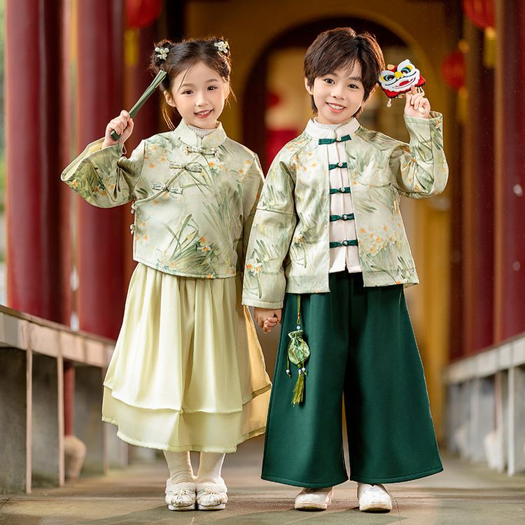 幼儿园校服国学班服中国风