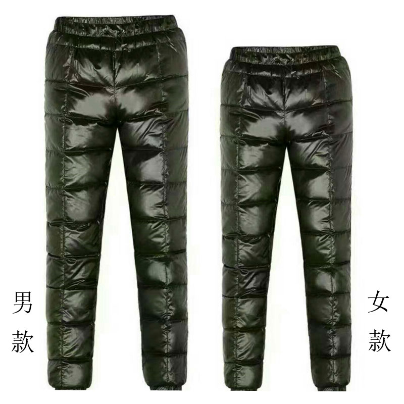 零下40度防寒保暖高腰外穿羽绒裤