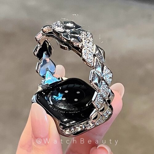 高级商务金属细款表带
