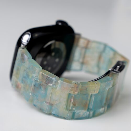 适用iwatch11苹果手表带透气树脂小米10高级感89pro华为fit5红米6