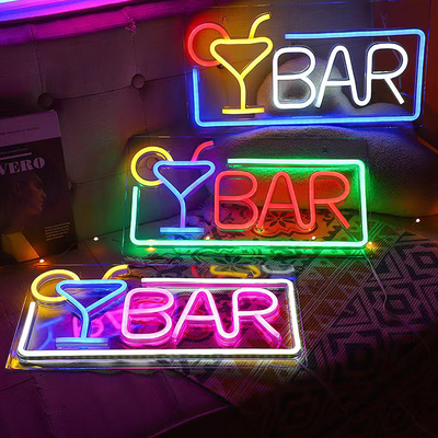 bar酒馆led发光字母霓虹灯