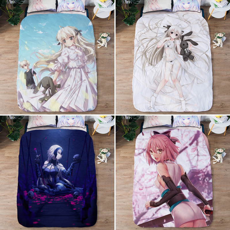 来图定制穹妹空调被宿舍薄被子