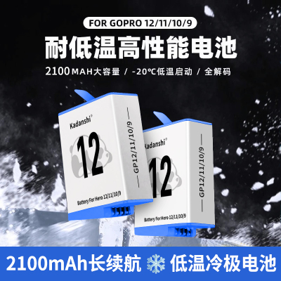 【官方推荐】GoPr121109冷极电池