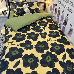 女生寄宿生活 开学用品四件套床单被罩大一新生寝室床上用品整套装
