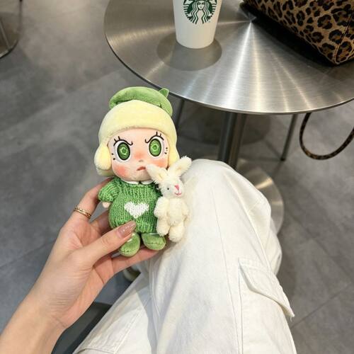 angrymolly心火怒放娃衣薪火赤火蓝火紫火衣服着替绿爱心钩织毛衣