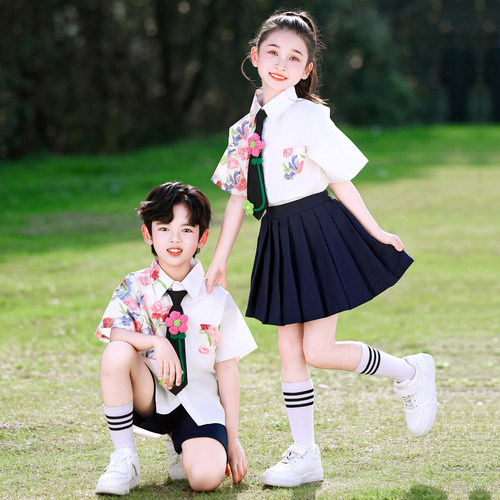 六一儿童节表演服小学生啦啦队舞蹈朗诵合唱演出服幼儿园毕业班服