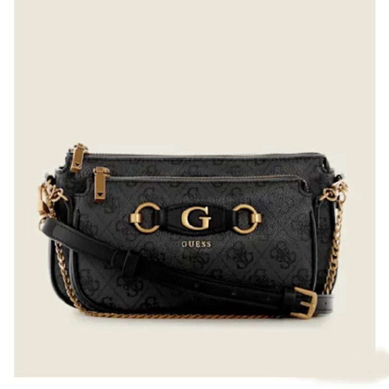 guess新款女包老花腋下包法棍包女中古包女复古单肩手提包包女