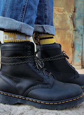 【37-46】加绒保暖防水！101 STREETER6孔软皮马丁靴27835001越南