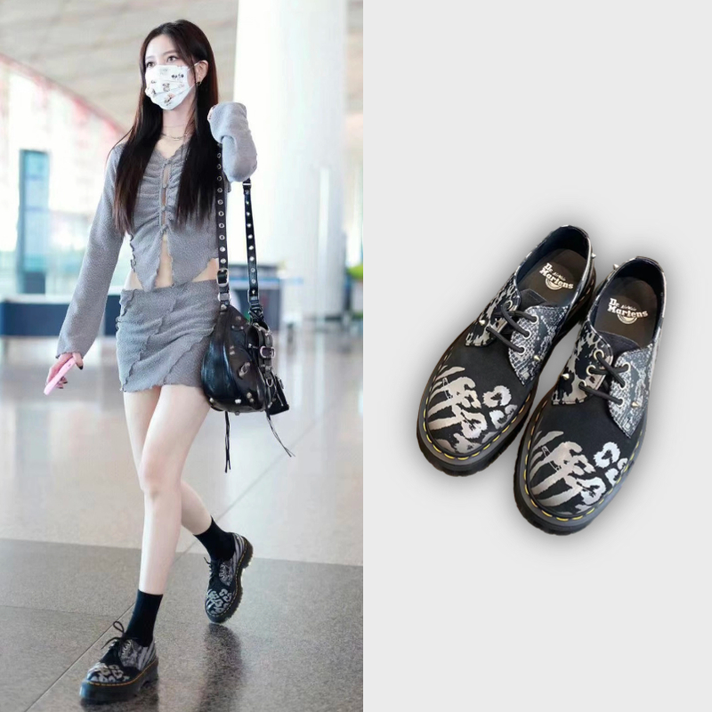 【36-39】原盒！1461animal QUAD低帮厚底动物纹松糕27695001