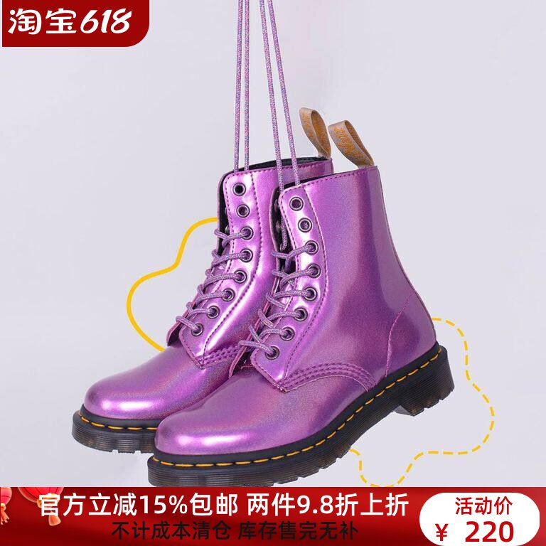 【37-42】美!1460 8孔vegan软皮 马丁靴高帮鞋 舒服机车女靴越南