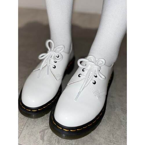【36-42】原盒！ 1461 patent 3孔漆皮白色马丁单鞋26754100
