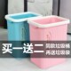 垃圾桶家用 客厅卧室可爱厨房方形无盖创意简约黑色办公室卫生间