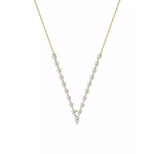 项链AM01192N 18K Djula 女款 Yellow Gold Marquise ins风时尚