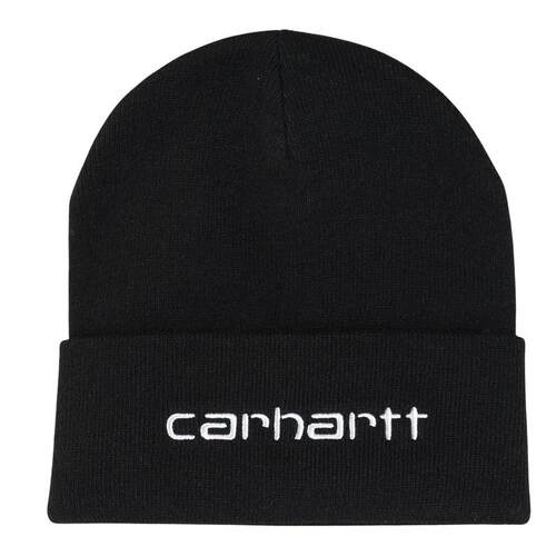 海外代购carhartt男士运动帽保暖防风黑色翻边户外冬季滑板帽子
