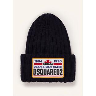 户外针织帽潮流休闲 帽子保暖防风棉质厚实冬季 代购 Dsquared2男士