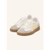 BALMAIN女士休闲鞋 系带设计皮革鞋 舌侧边标志装 代购 饰运动鞋 白色