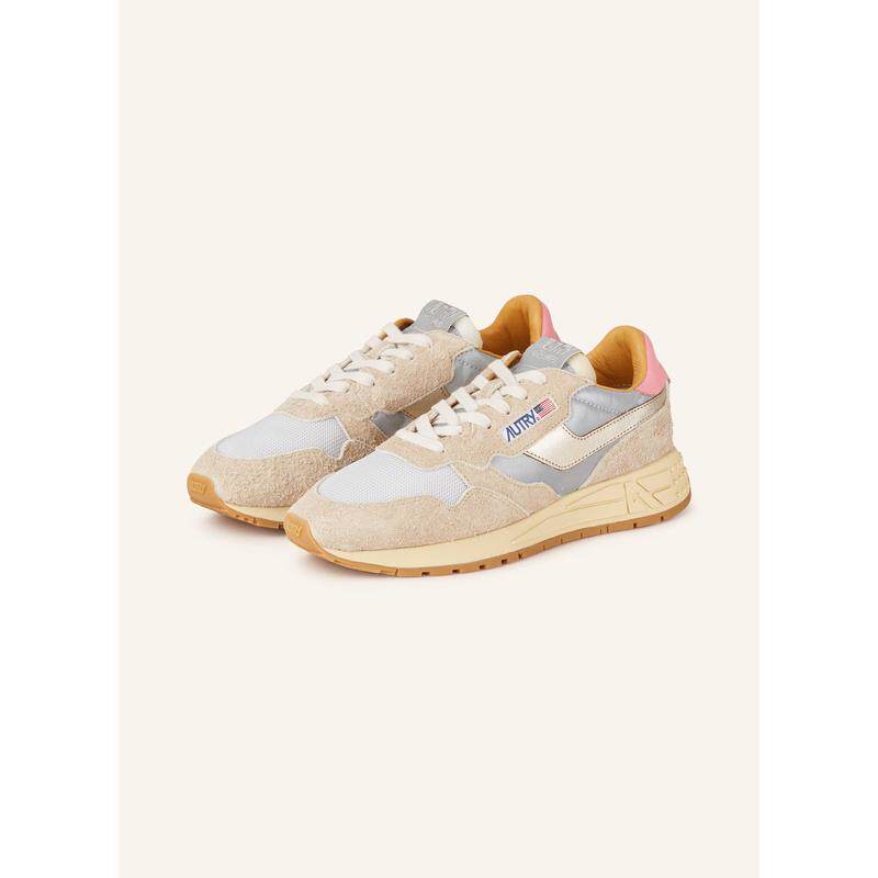 代购autry女士跑步鞋缓震透气舒适脚感运动鞋绒面革网布日常穿搭