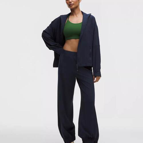 海外代购lululemon/露露乐蒙女士运动长裤高腰直筒跑步健身训练