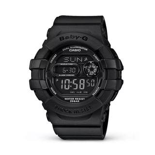 G-Shock卡西欧新款腕表女黑色运动防水手表Baby-G 3D Protection