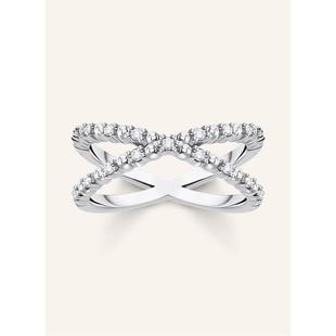 代购thomas sabo女士戒指精致优雅时尚简约925纯银手工制作