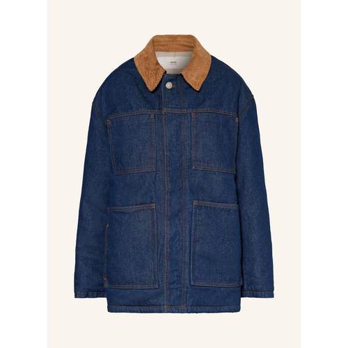 代购AMI PARIS女士夹克保暖防风牛仔加绒春秋户外外套爆款休闲