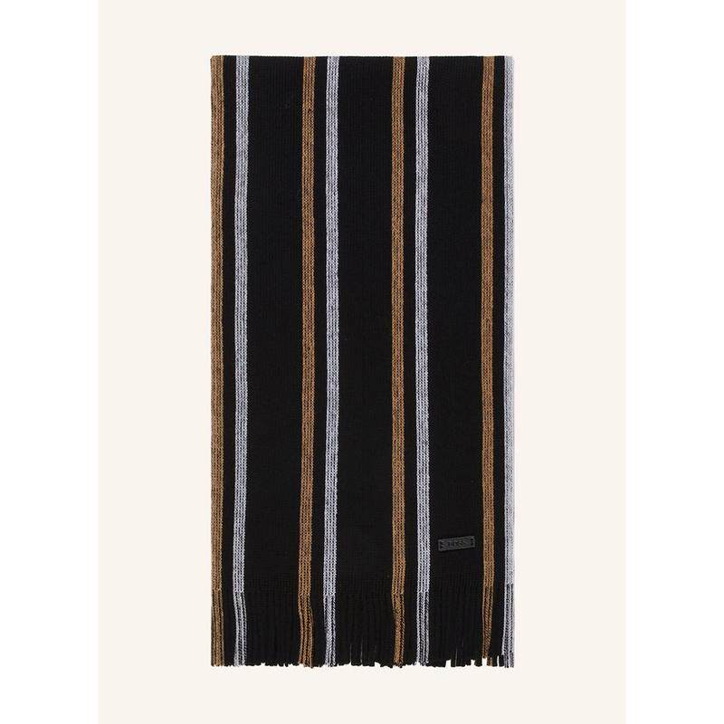 代购BOSS男士围巾保暖防风羊绒加厚冬季户外披肩爆款商务