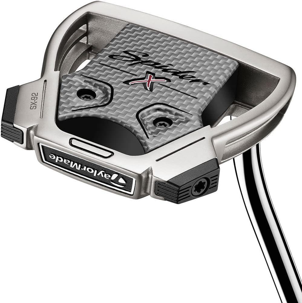 taylormade海外代购中性spider x推杆水力喷砂单弯35度左手方向