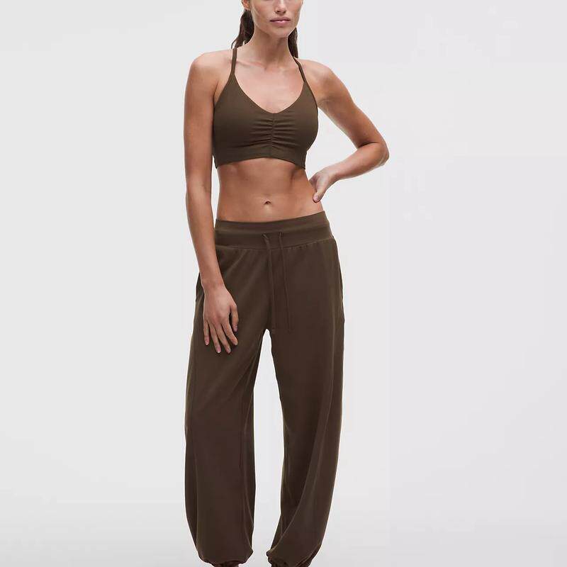 代购lululemon Groove露露乐蒙低腰宽松收束裤裤子运动长裤26新款