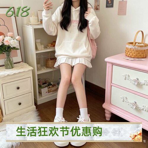 甜飒少女日系超可爱圆头帆布鞋女2026春秋季新款学生百搭休闲板鞋