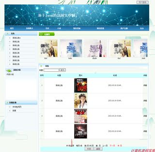 Javaweb|jsp小说阅读网站系统源码|章节|ssh|mvc计算机程序设计