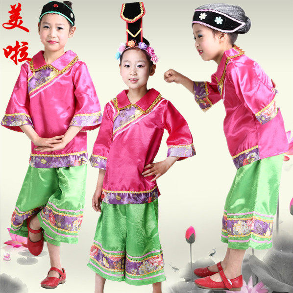 儿童老奶奶老婆婆演出服装女童老太太媒婆舞台表演服闽南高甲戏服