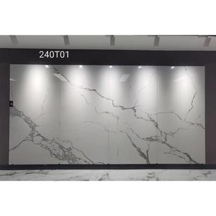 南通现代简约连纹爵士白岩板900x1800客厅鱼肚白大板电视背景墙砖