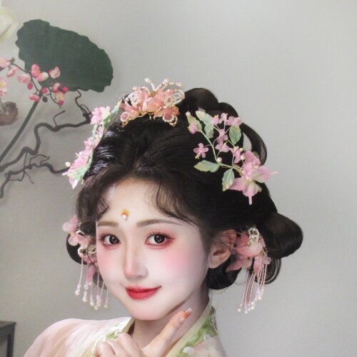 耀如春华 丁香结 原创设计古风古典发饰中国风流苏发夹汉服配饰