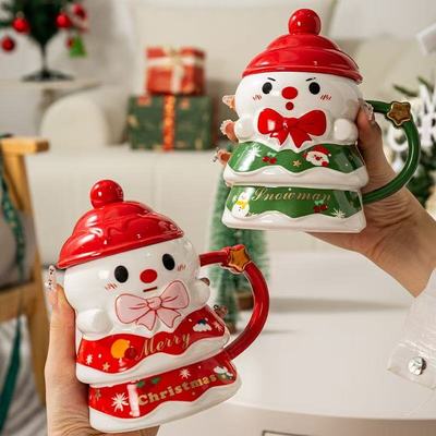 圣诞节礼物创意雪人杯子小礼品实用高级感送男女朋友有意义伴手