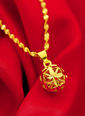 女越南沙金项越南沙金项链