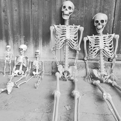 万圣节鬼屋装饰吓人骷髅恐怖