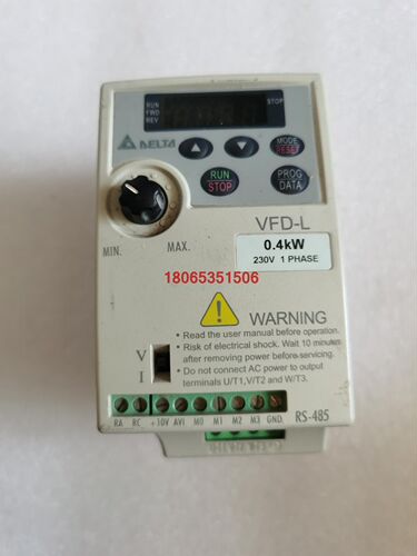VFD004L21A台达L系列变频器,0.4 kw/220v