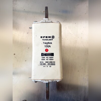 EFEN熔断器NH3L AC1500V 100A 工程 议价