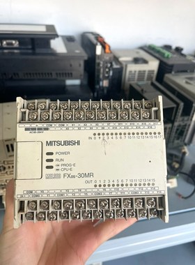 三菱FXos-30MR-001的实物图拍照成色如图. 议价