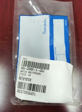 Swagelok SS-200-1-2W 18管接头 议价
