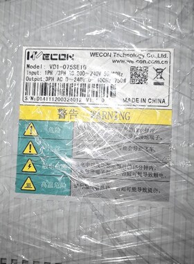 维控伺服VD1-075SE1G750W 议价