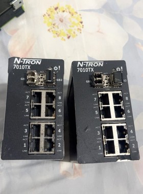 N-TRON+7010TX+工业交换机++两光口+八电口 带 议价