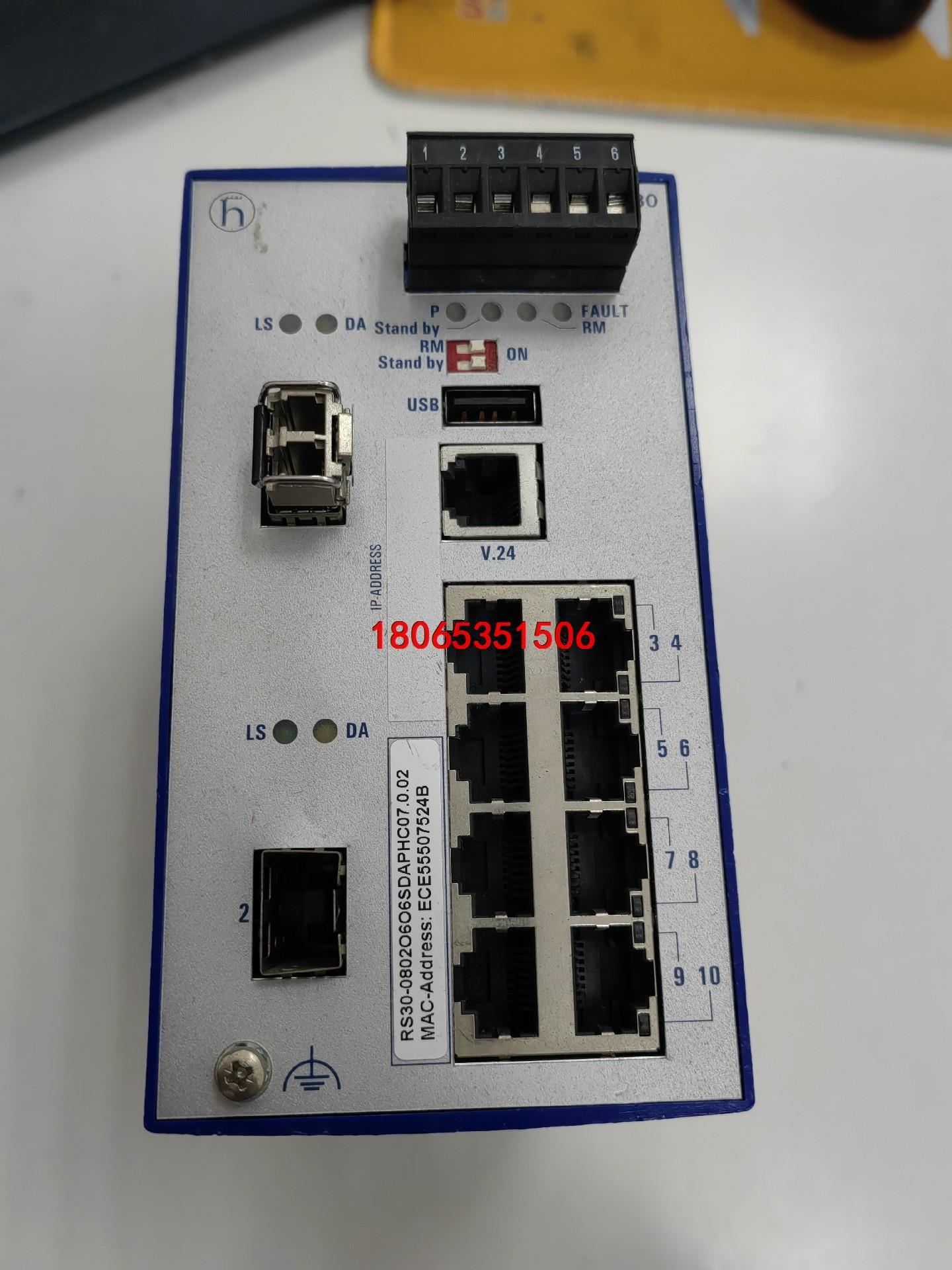 赫斯曼交换机RS30-0802O6O6SDAPHC07.0.