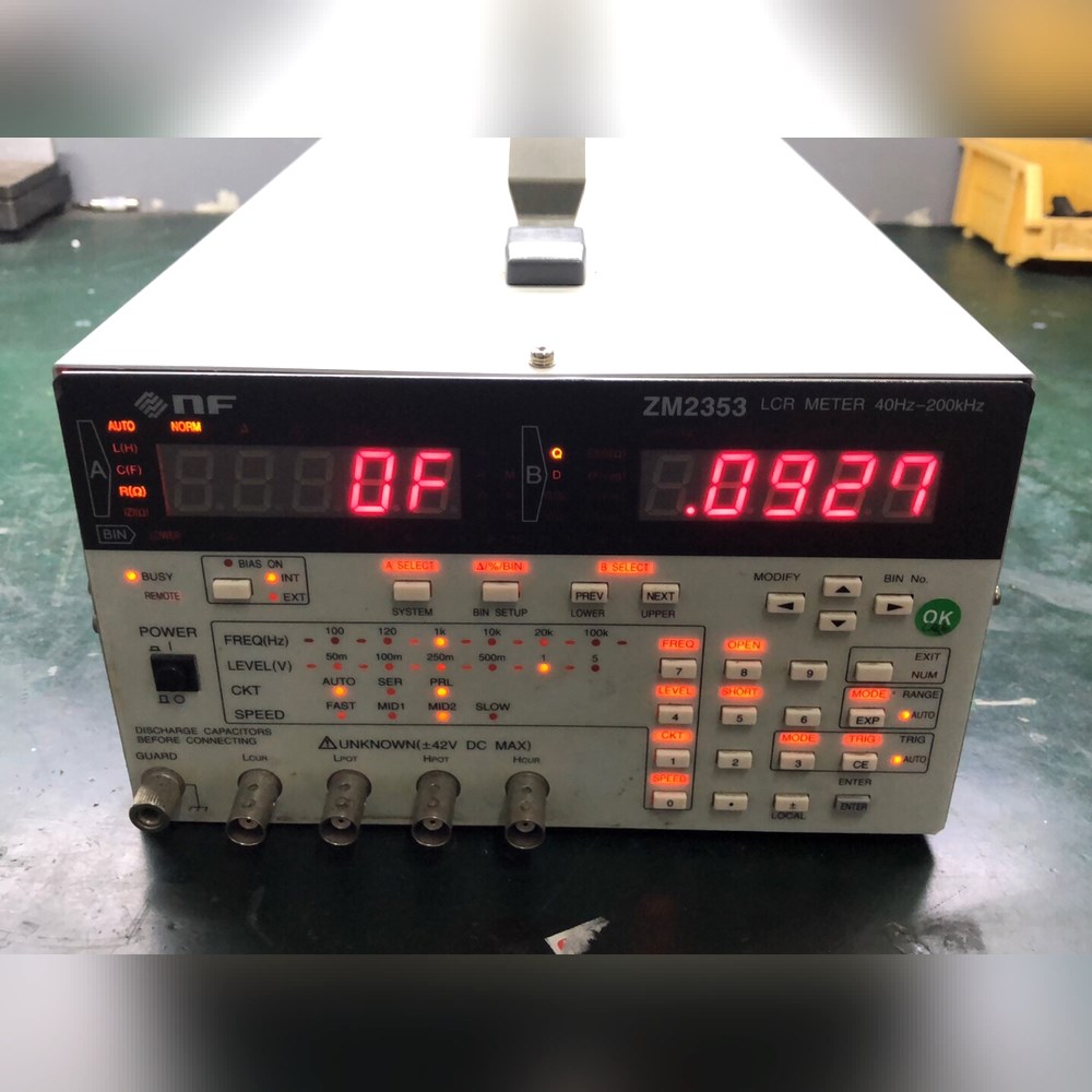日本 NF ZM2353 电桥测试仪 LCR测试仪 电 议价